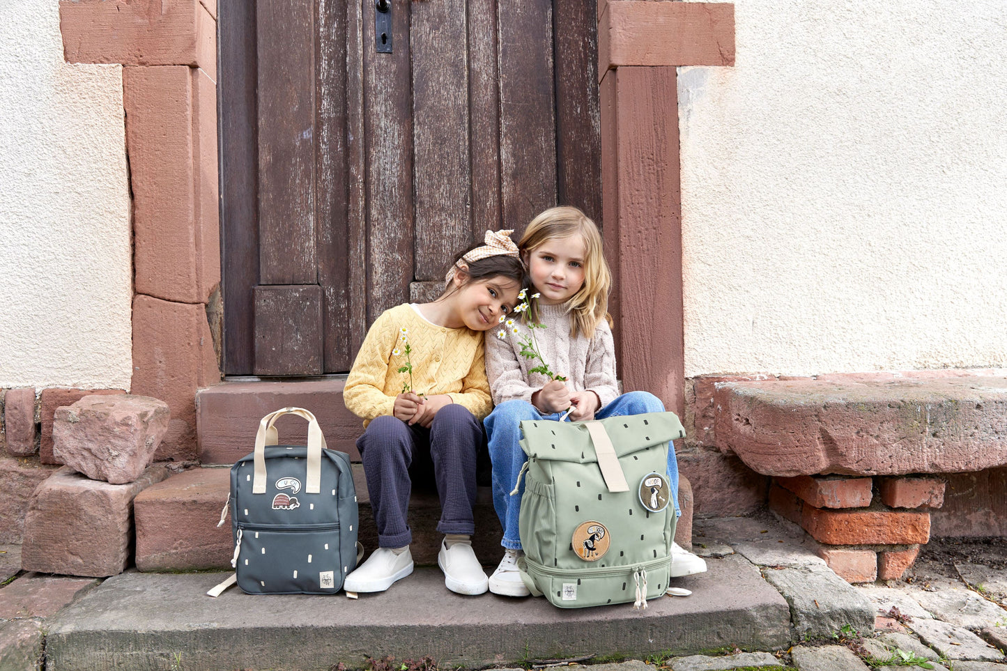 Rolltop Rucksack, oliv