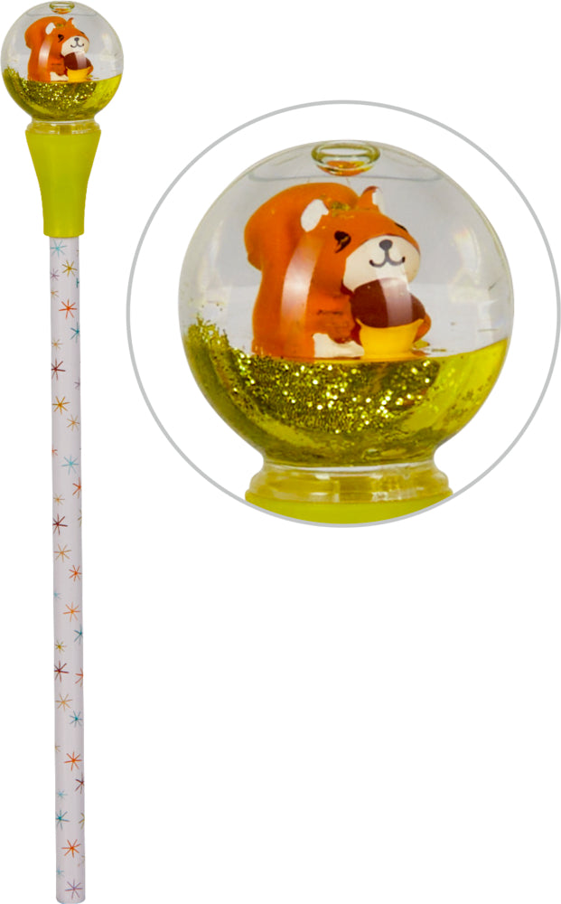 Bleistifte mit Schneekugel