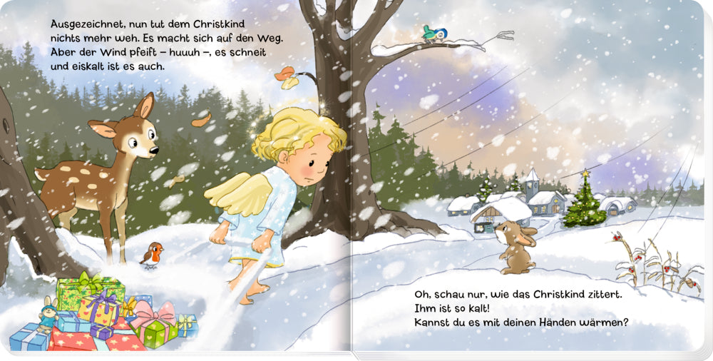 Brauchst du Hilfe, kleines Christkind?