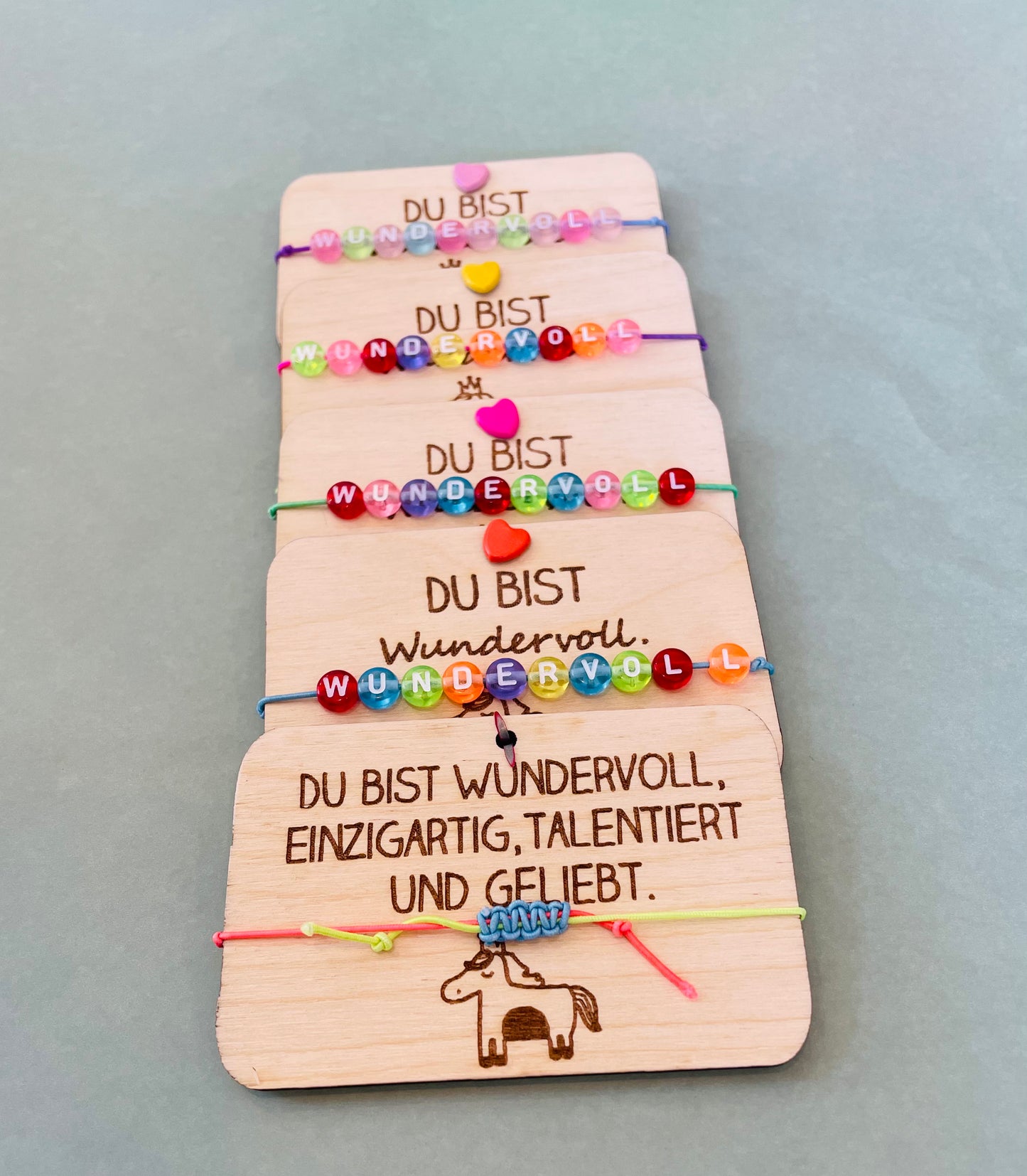 Motivationsarmband - WUNDERVOLL