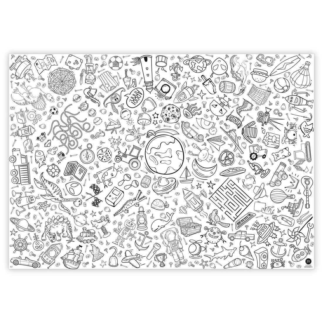 Ausmal-Tischdecke Etdecker