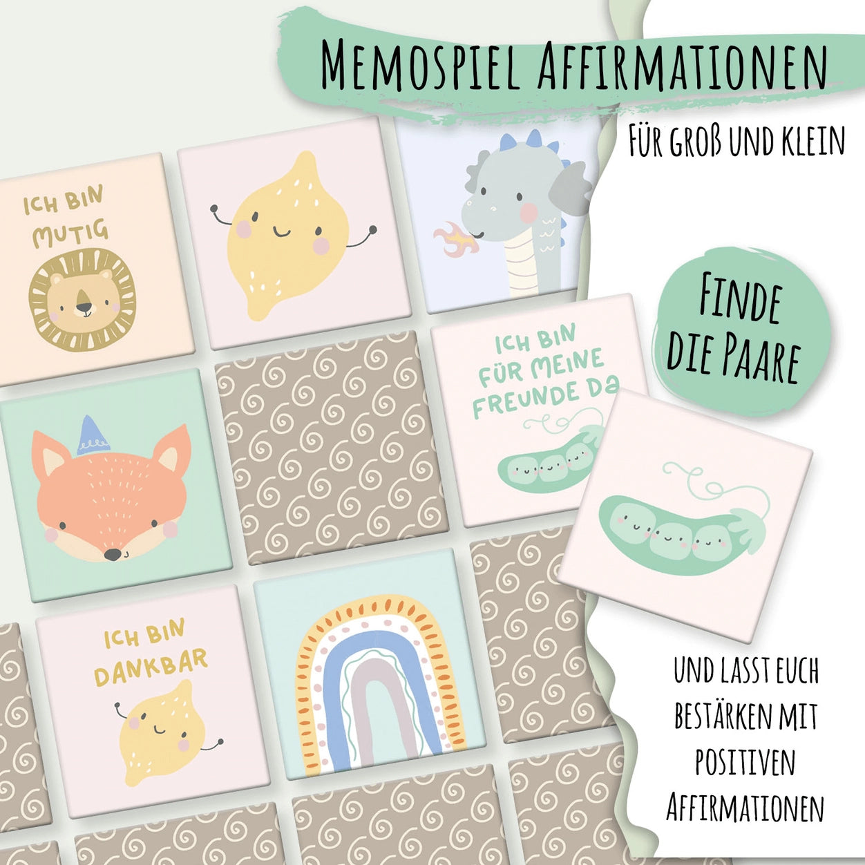 Affirmations-Memoriespiel