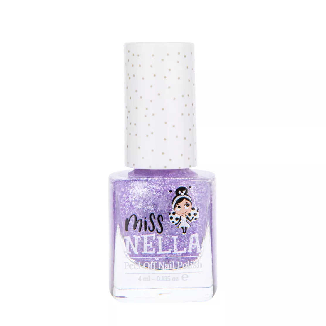 Nagellack flieder mit Glitzer