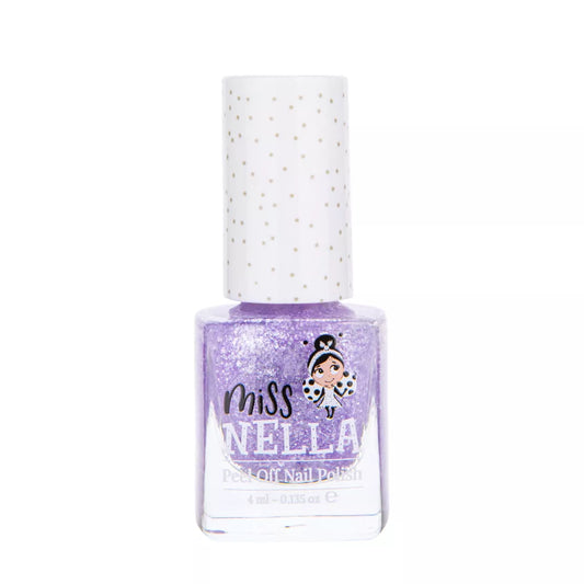 Nagellack flieder mit Glitzer