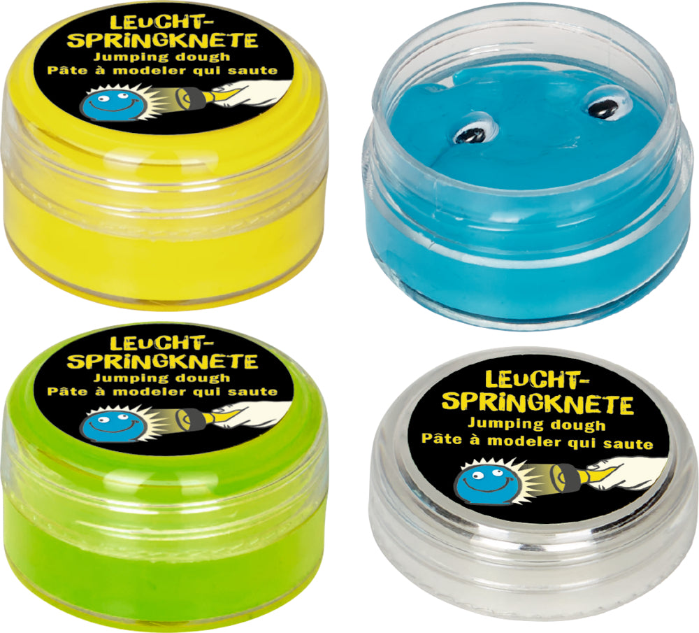 Leuchtende Springknete