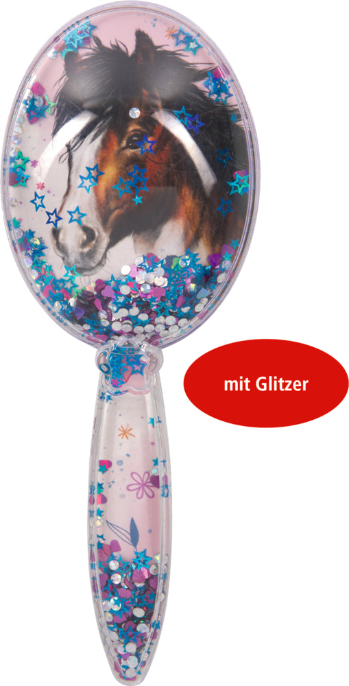 Haarbürste mit Pferdemotiv
