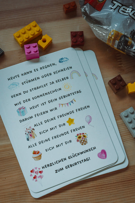 Postkarte zum Geburtstag