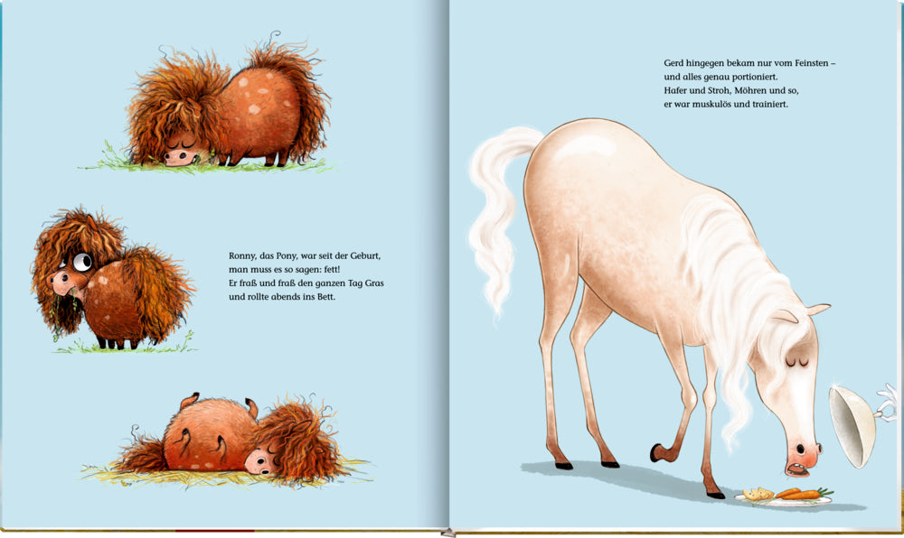 Ronny das Pony und Gerd das Pferd