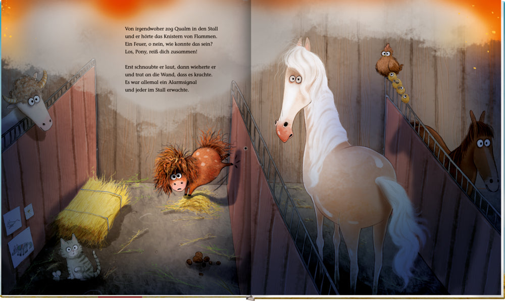 Ronny das Pony und Gerd das Pferd