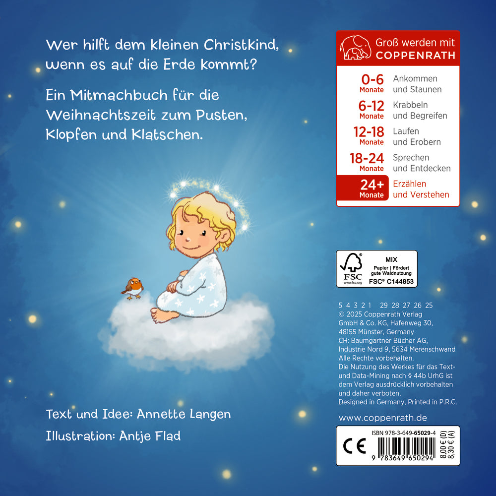 Brauchst du Hilfe, kleines Christkind?