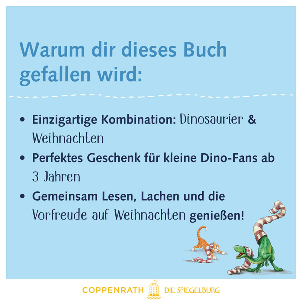 Dinosaurier feiern Weihnachten