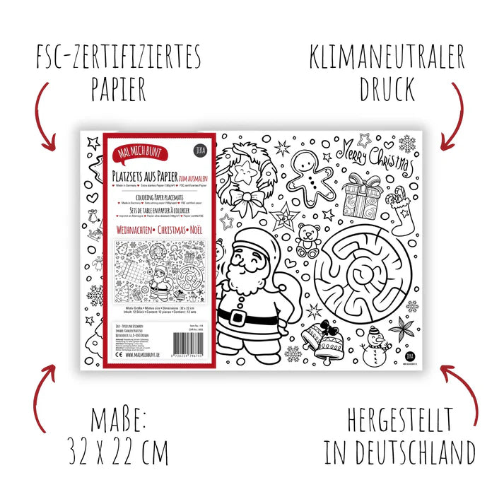 Platzdeckchen Weihnachtsmotiv