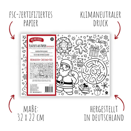 Platzdeckchen Weihnachtsmotiv