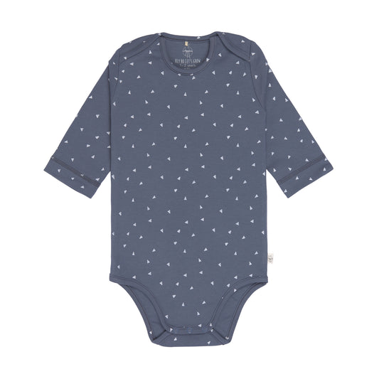 Langarmbody blau