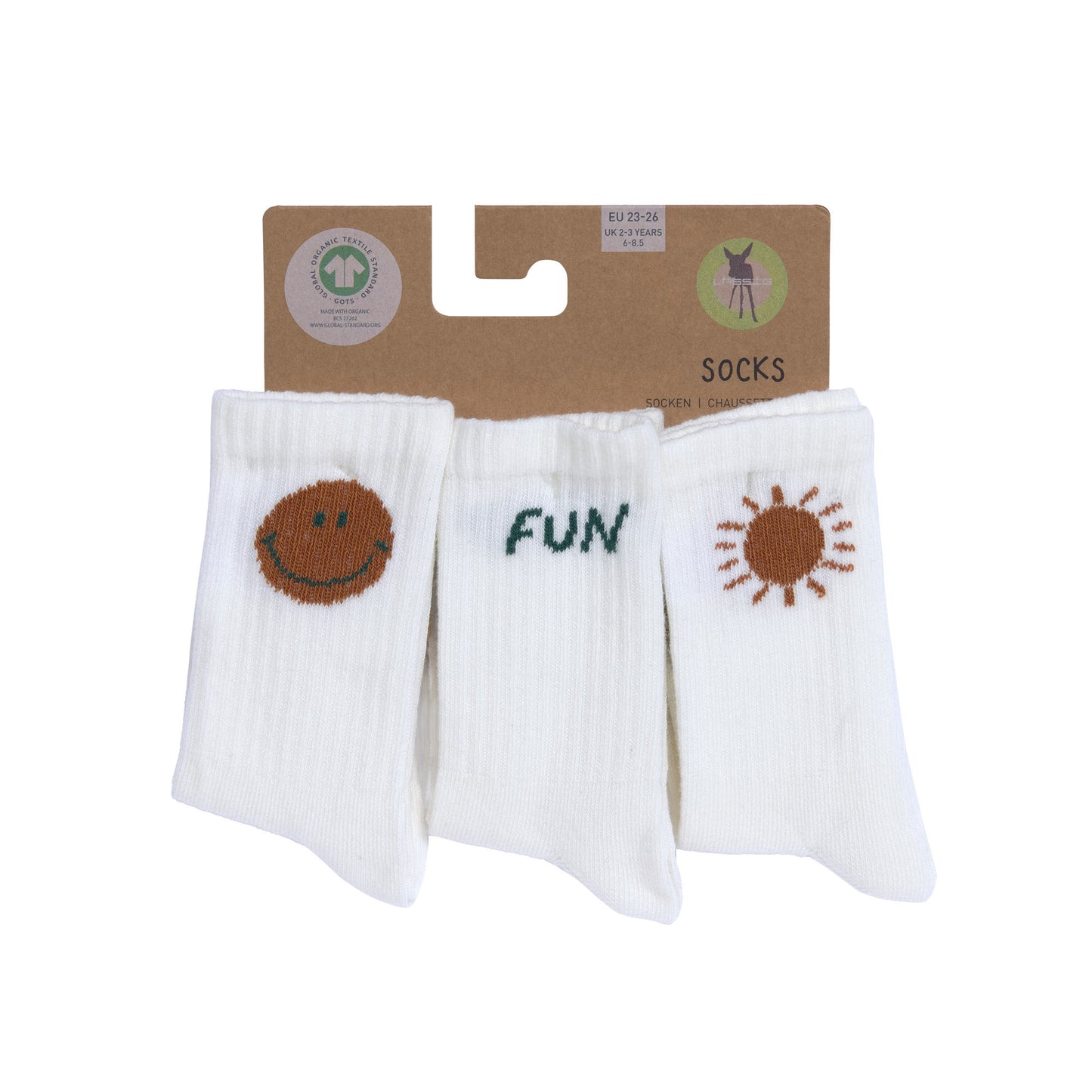 Kindersocken FUN 3er-Set