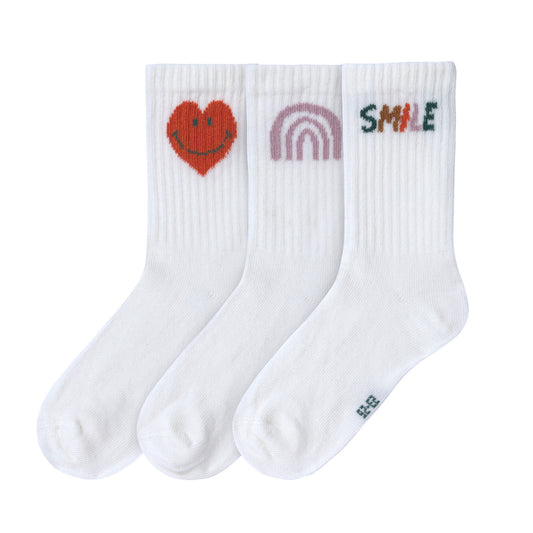 Kindersocken SMILE 3er-Set