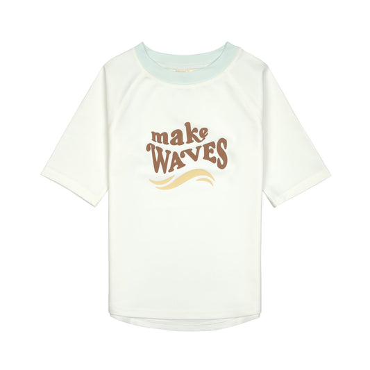 UV-Kurzarmshirt weiß