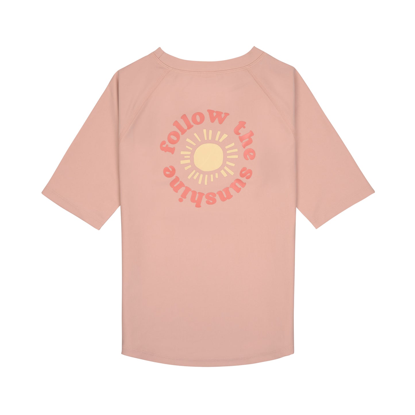UV-Kurzarmshirt rosa
