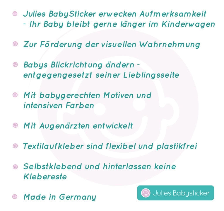 Babysticker verschiedene Motive