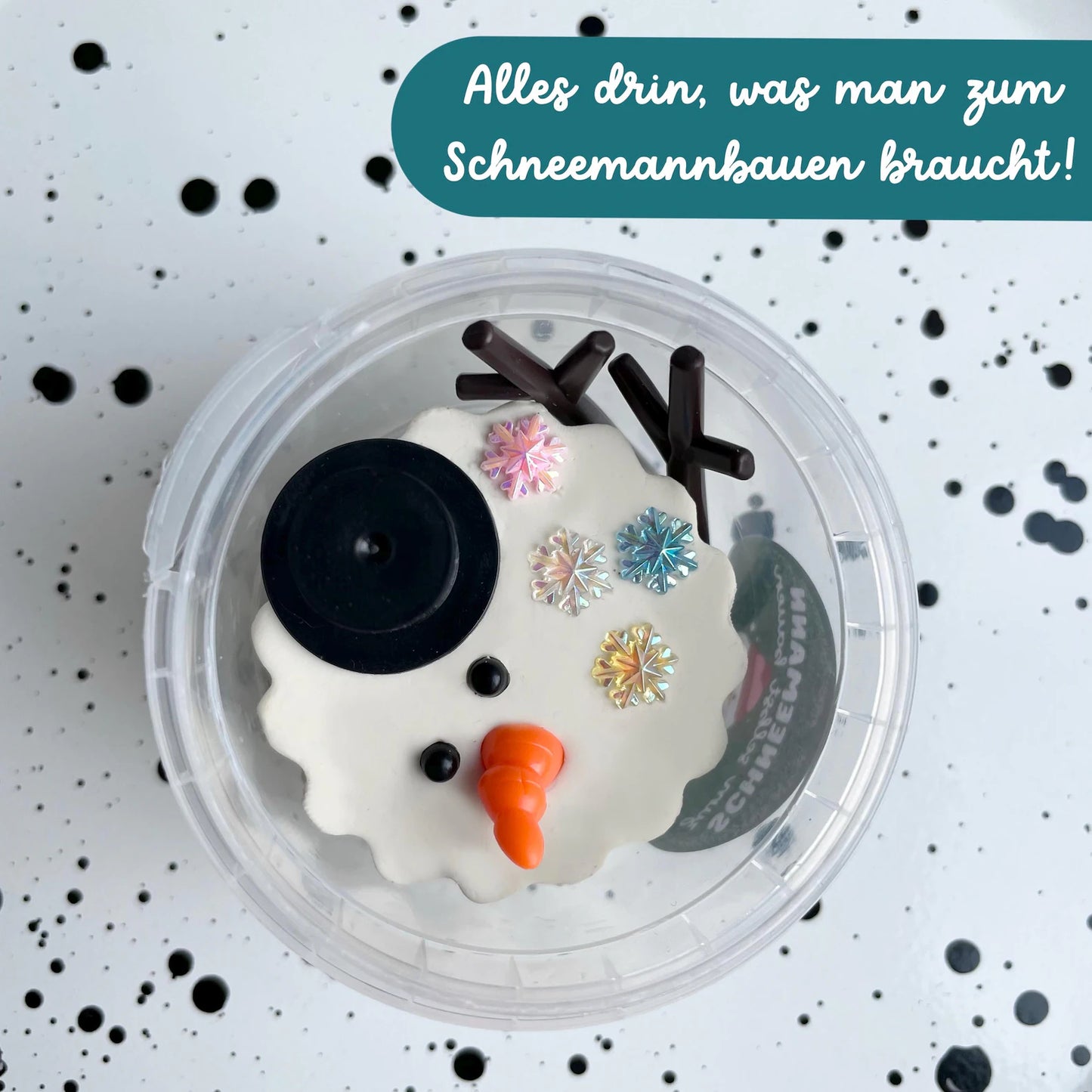 Schneemann zum selbst bauen